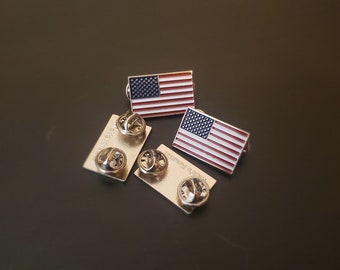 Small Lapel Pin, United States of America Flag (1 in, 25.4 mm)