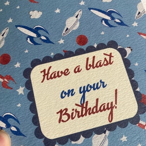Carte d'anniversaire fusée pour enfants, cartes d'anniversaire pour amateurs de science, espace, astronautes, enfants, cartes, FOXSAVE20, buzz l'éclair