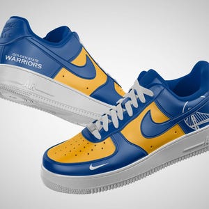 Custom Air Force 1 Low Golden State Warriors