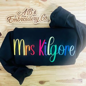 Embroidered Teacher Shirt