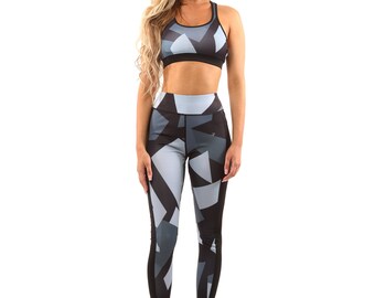 gym leggings and sports bra set