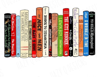 I read banned books PnG for Sublimation | Banned books PnG | Books PnG | Handdrawn banned books PnG | Book Lover PnG | Instant Download PNG