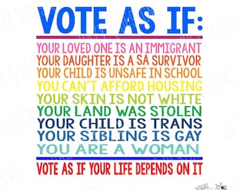 Vote for your rights SVG, Women's Rights Design, Pro-Choice SVG, Stand up for Rights Design, Your voice matters SVG
