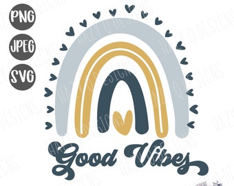 Download Retro Rainbow Svg Etsy