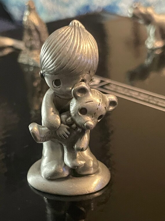 Pewter Boy Figurines Etsy
