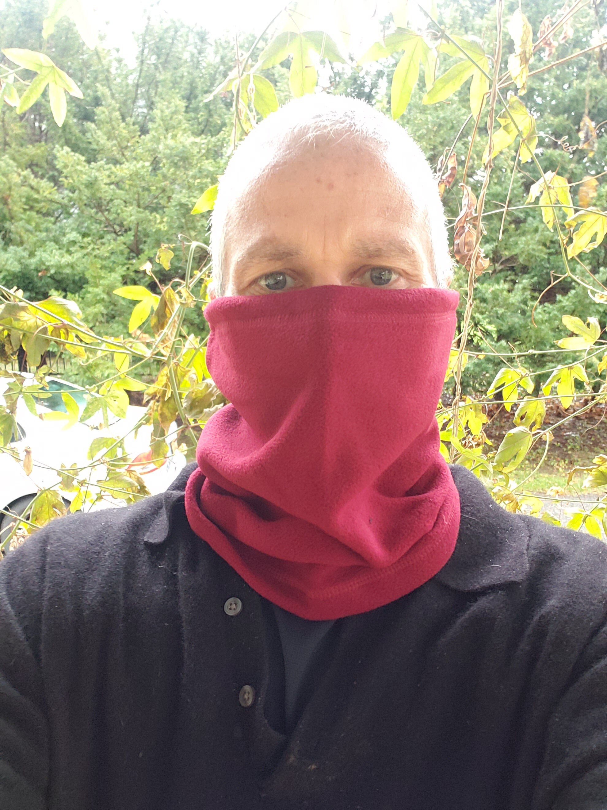 Polar Fleece Full Length Neck Gaiter with Drawstring for Etsy