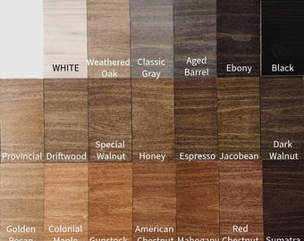 Wood Stain Samples