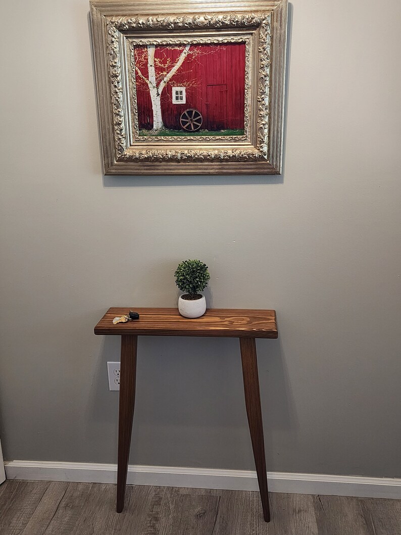 Narrow Entry Table Midcentury Modern & Art Deco Inspired, Modern ...