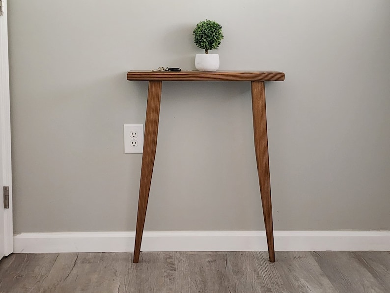 Narrow Entry Table Midcentury Modern & Art Deco Inspired, Modern ...