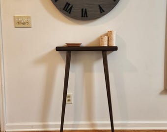 Mid-Century Modern & Art Deco Inspired Narrow Entry Table, Modern Farmhouse, Handcrafted , Entryway Table, Hall table, Foyer Table