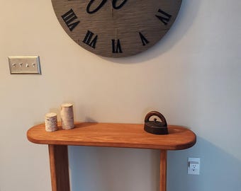 Narrow Console Table, Sofa Table, Entryway Table, Solid Wood Entry Table, Narrow Hallway Table, Handcrafted Entry Table, Handcrafted Table