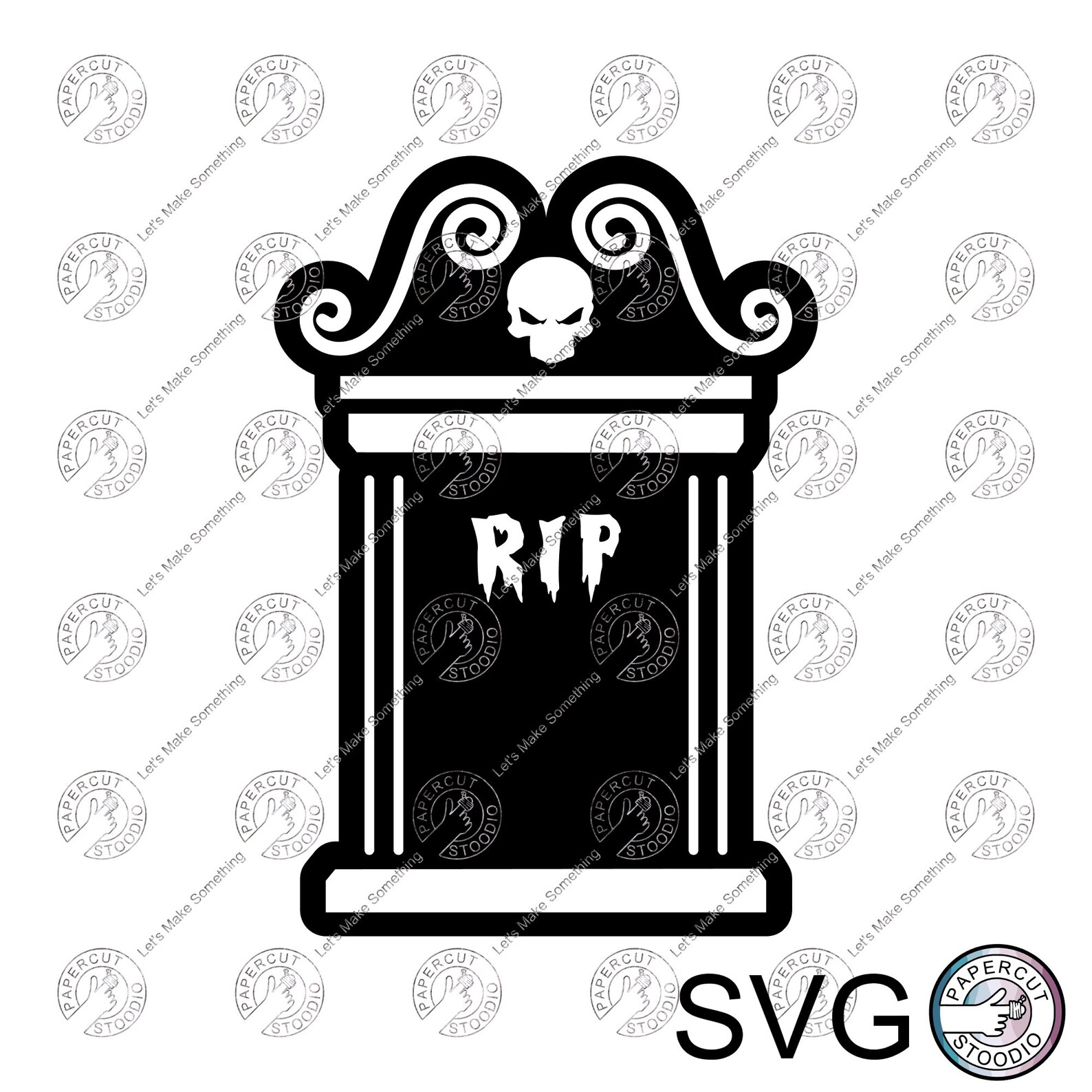 Halloween Tombstones Svg for Cricut Silhouette Crafts - Etsy
