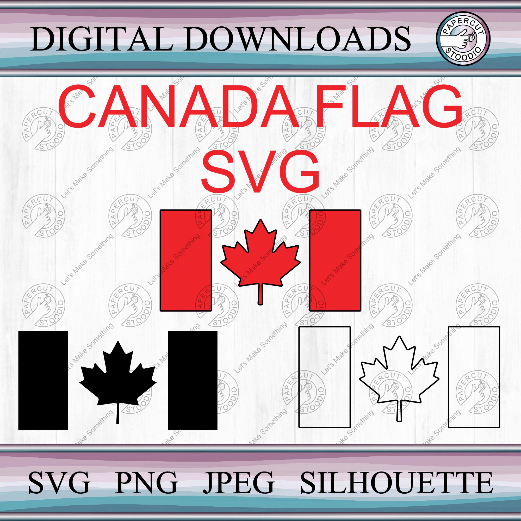Canada Flag Svg Canada Svg Canadian Svg Svg Archivos Svg Etsy