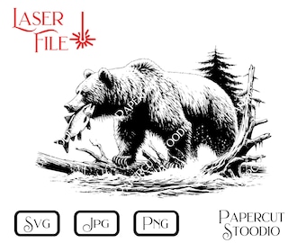 Laser Engrave File, The Catch Svg, Lightburn GlowForge for Cabin & Lake Decor Signs Cutting Board LightBurn GlowForge Unique Gifts