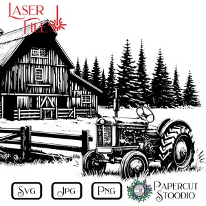 Laser Engrave File, on the Farm Svg, Digital Download Farm & Farmhouse ...