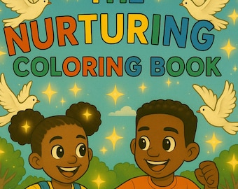 Libro para colorear de afirmaciones afroamericanas para niños / Autocuidado y energía positiva / Páginas imprimibles sobre cultura negra / Kwanzaa