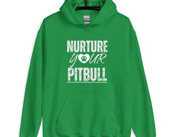 Pitbull Unisex Hoodie: Dog Lover Sweatshirt, Rescue Dog Apparel