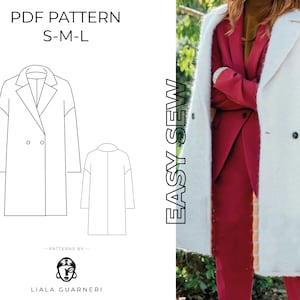 Classic Coat, Cappotto Classico | Digital Pattern PDF Sewing Patterns