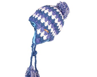 Gorro Impermeable Con Forro Polar Y Orejeras - Tecnología DryKnit, Mezcla De Lana Merino - Para Invierno Y Actividades Al Aire Libre