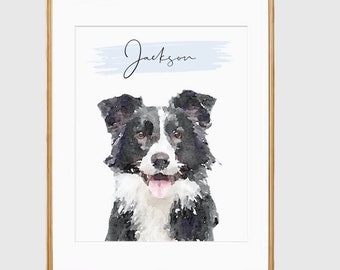 Watercolor Pet Portrait