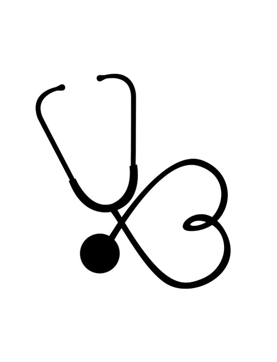 Stethoscope SVG File Digital Download for Cricut and | Etsy