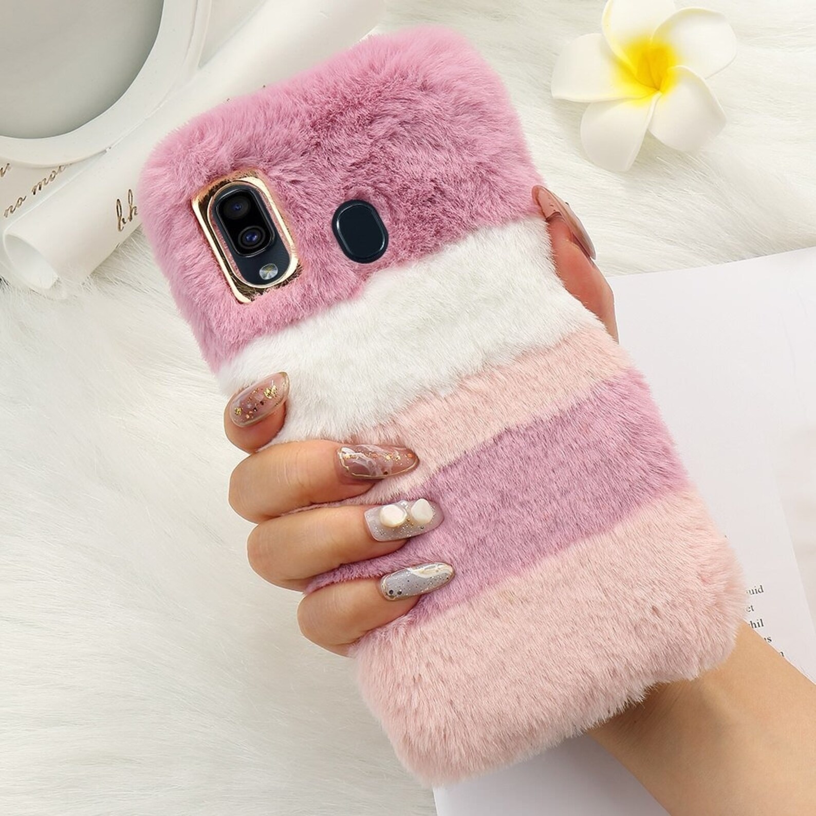 Luxe Cute Fur Fluffy Case For Samsung A70 A50 A71 A51 A40 A30 Etsy