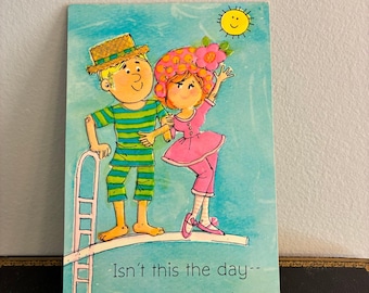 Vintage Funny Anniversary Card Diving Board Humor Hallmark