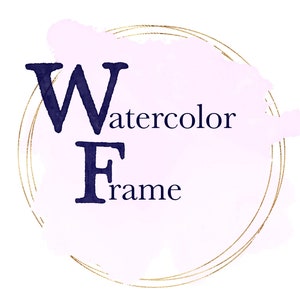Pink Watercolor Circle Frame, Light Pastel Color Border Clipart,Baby Pink Swatch with Gold Glitter Circle