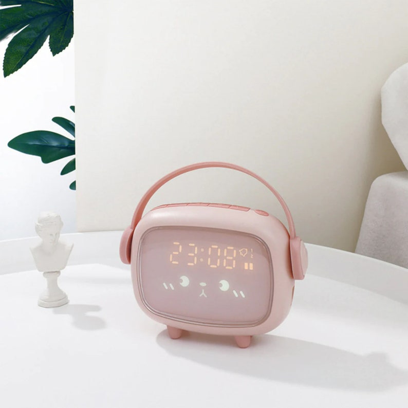 Cute Alarm Digital Clock Kawaii Korean Aesthetic Style Etsy