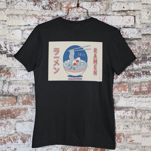 Ramen T Shirt Japanese Style  Food Graphic Tee | Ramen Shirt | Noodle Shirt | Japan Anime Shirt | Unisex Jersey Short Sleeve Tee