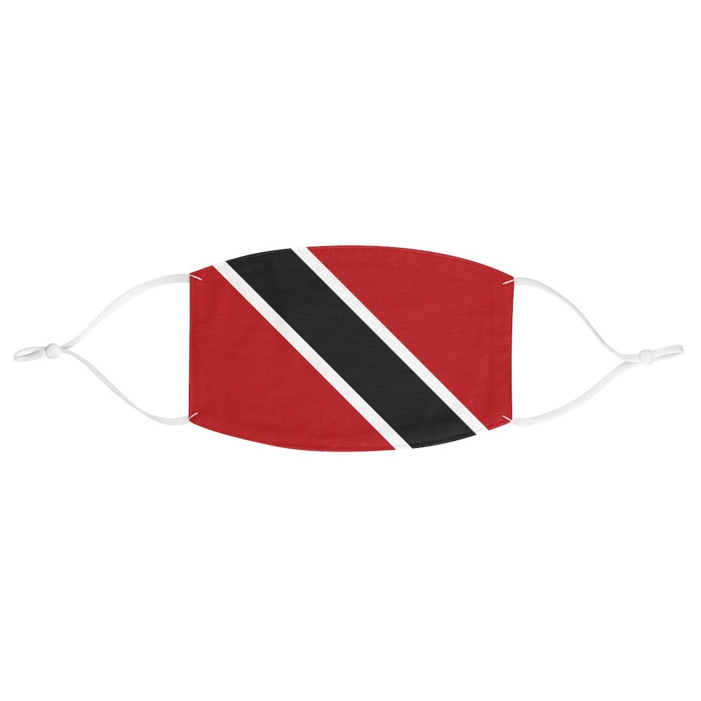 Trinidad Trinidadian Flag Face Mask Fabric Neck Gaiter Bandana Caribbean Mask Washable Reusable Mask Social Distancing