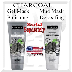 Mud Mask | Charcoal Mud Mask | Charcoal Gel Mask | Facial Scrub | Detoxifying | Skin Smoother | Moisturizer | Exfoliating | Beauty Supplies
