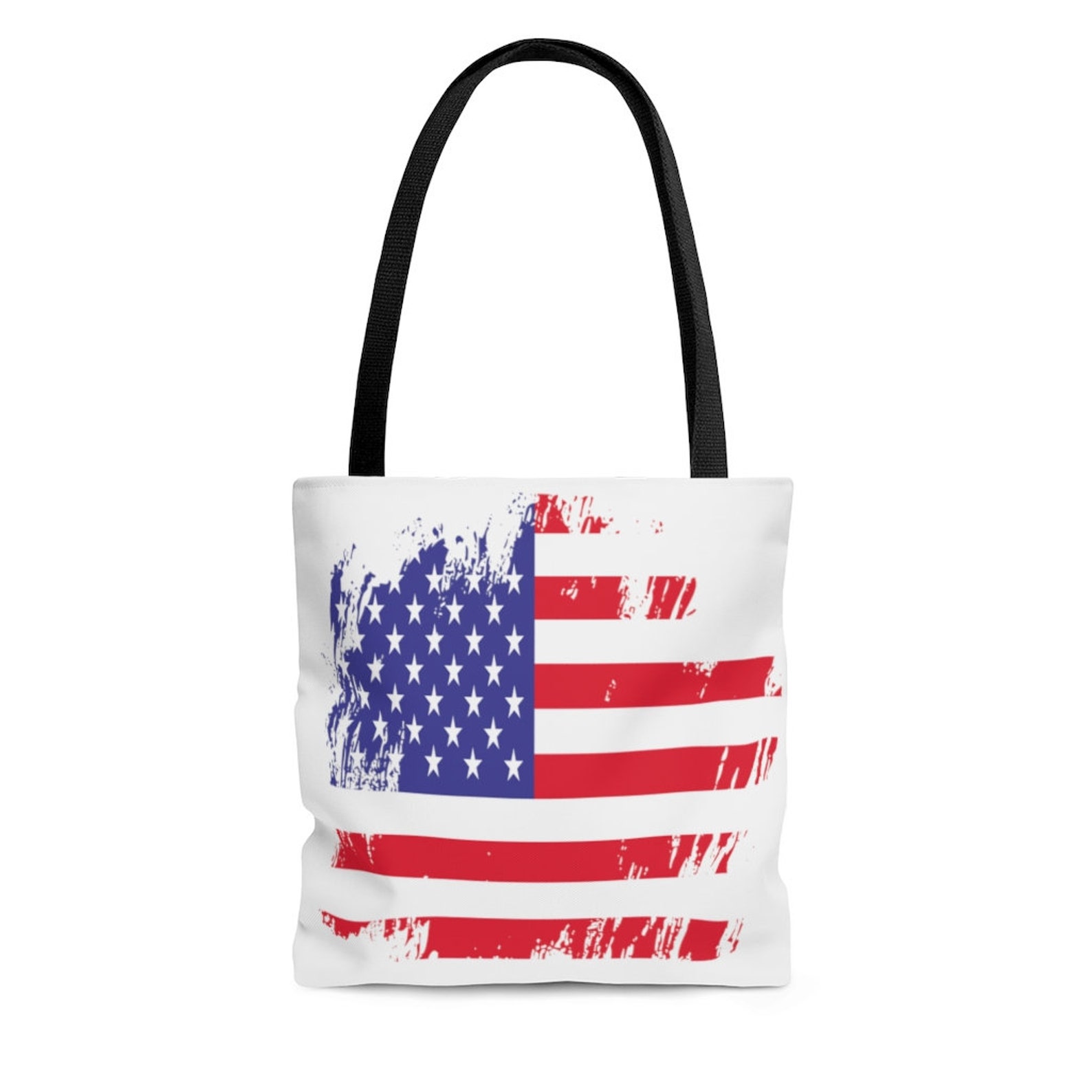 American Flag Tote Bag USA Flag Beach Bag shopping Bag Etsy