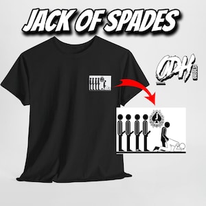 Jack of Spades Tshirt JOS BBC Lover Sissy Clothes Gay Bottom Apparel LGBTQ Bisexual Man Love