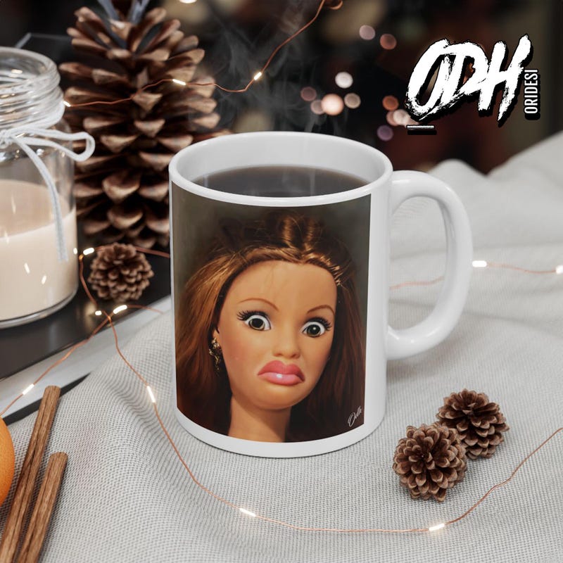 Weird Ceramic Mug Face Etsy