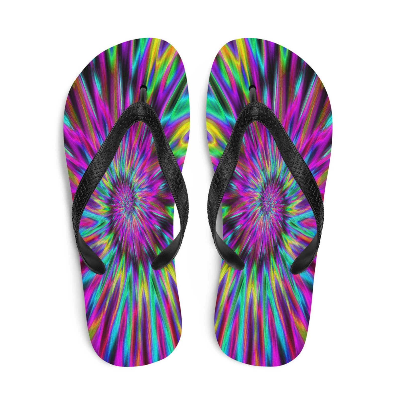 nike tie dye flip flops