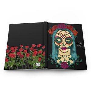 Skull Hardcover Journal, I Do Not Care Personal Hardcover Journal, Hardcover Notebook, Hardcover Diary, Blank Lined Pages, Back to School