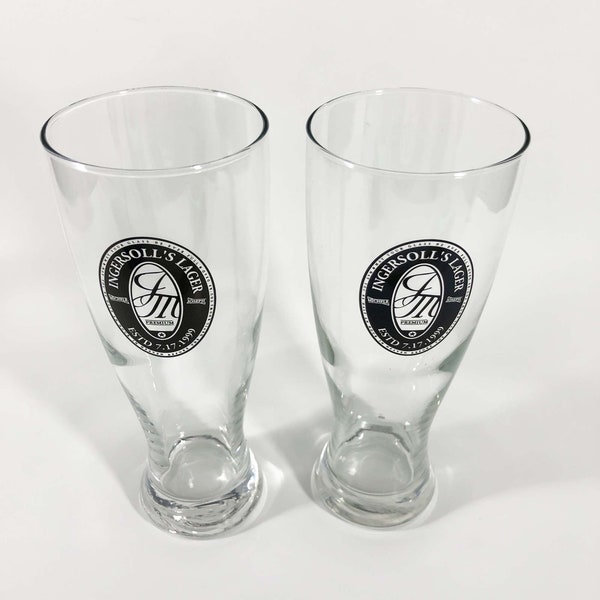 Vintage Beer Glasses Etsy