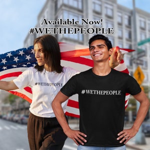 We The People Short-Sleeve Unisex T-Shirt,  Constitution Shirt, Patriotic T-shirts, American Flag Shirt, USA Flag 1776