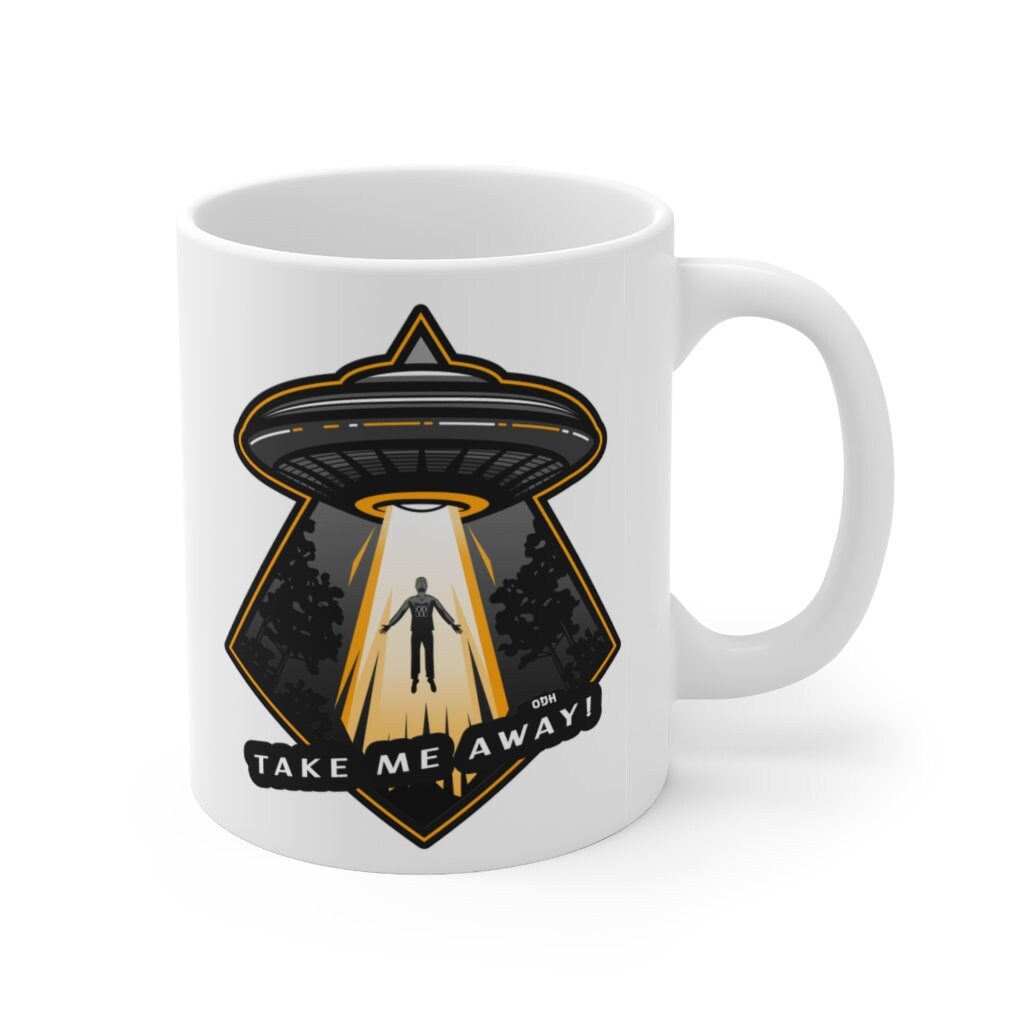 Alien-Form-Becher – Lustige Keramik-Tasse In Grün (400 Ml) Als Kreatives Geschenk