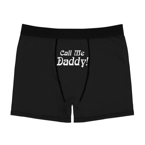 Call Me Daddy Men's Boxer Briefs Mens Underwear BDSM Clothing Kinky 