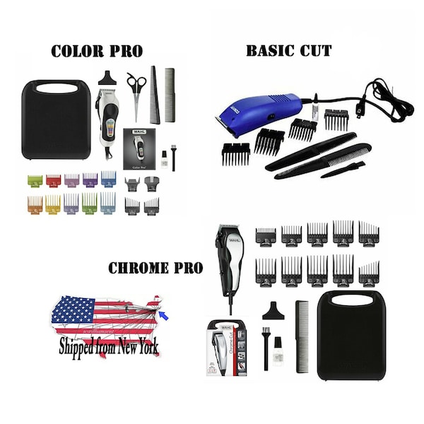 Professional Hair Clippers Wahl Conair Mens Womens Trimmer Hair Cutting Home Hair Care Kit Color Pro Barber Beautician Salon Accessories