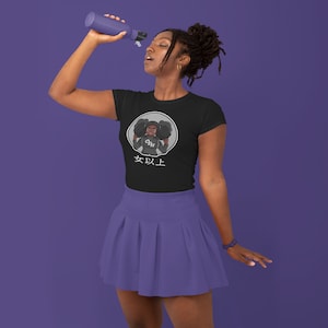 Anime Girl Shirt, More Than A Woman, Black Woman T Shirt, African American Japanese Gamer Girl Shirt