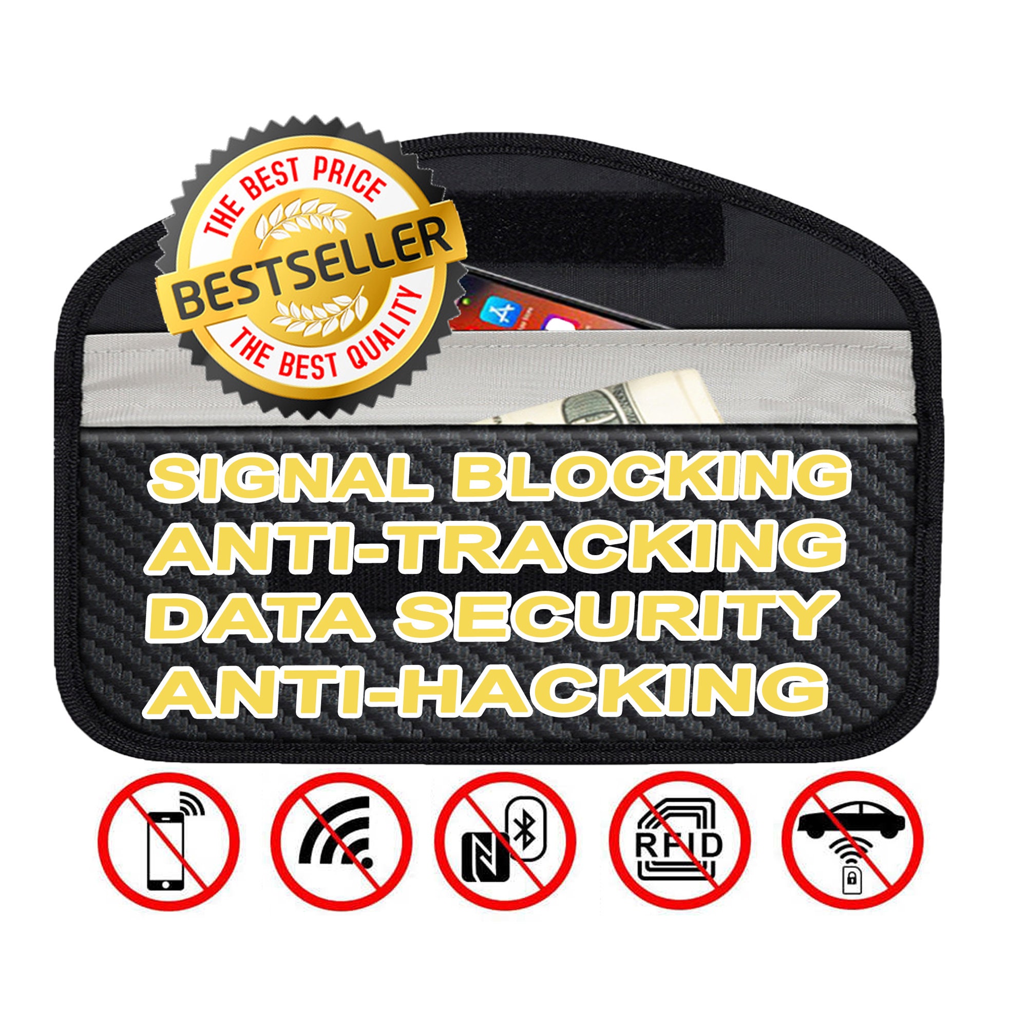 RFID Blocking Anti Tracking Faraday Lining Fabric - China RFID Blocking  Fabric and Faraday Fabric price