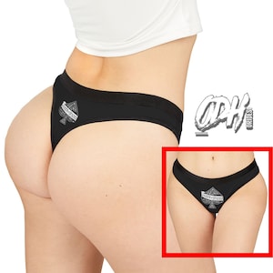 Queen Of Spades Thong, QOS Panty Hotwife BBC Cuckold Sexy QOS Panties Panty Underwear