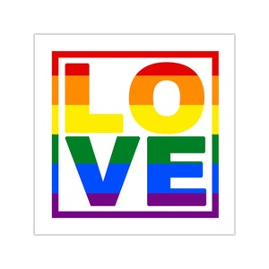 Stickers | Rainbow Stickers | LGBTQ Stickers | Gay Stickers | Colorful Stickers | Pride Sticker | Lgbtq Gift | Queer Pride | Love is Love