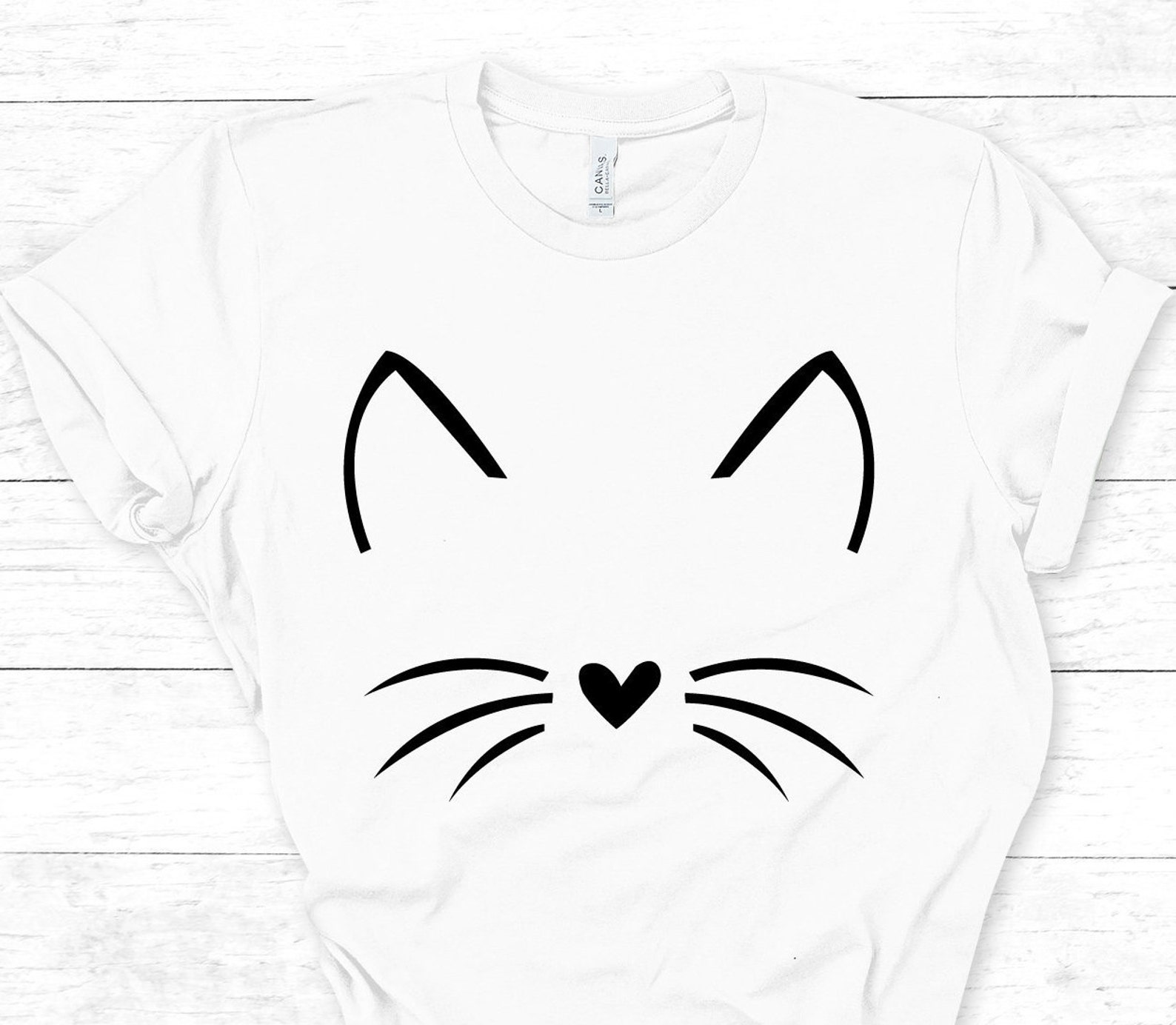 Cat Shirt Kitty Kitten T Shirt Cute Cat Tshirt Funny Etsy