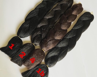 Pelo de trenzado jumbo