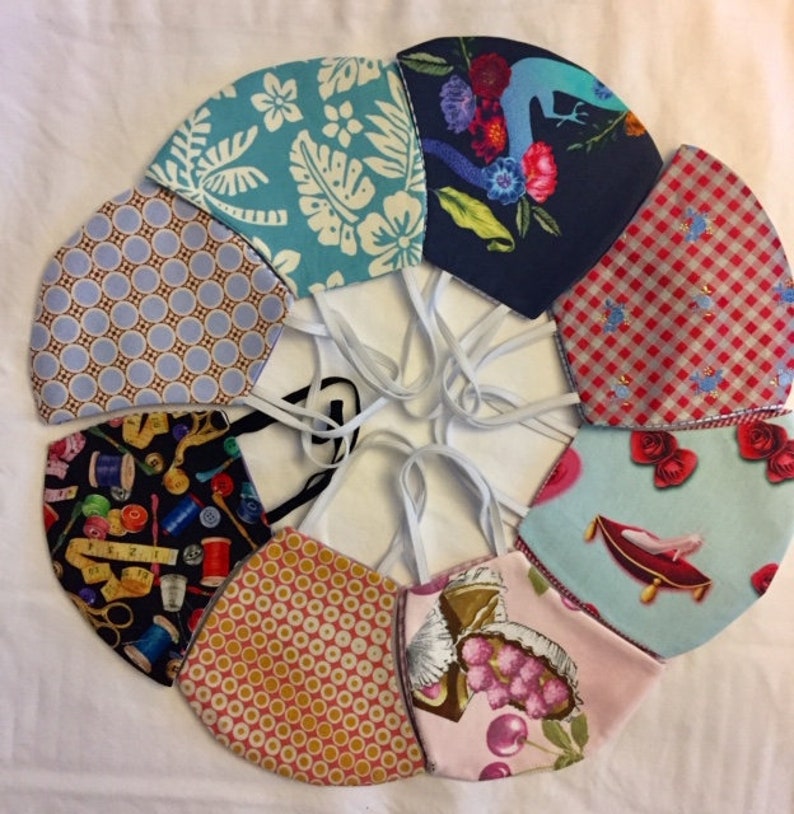 Mask Pattern From Circle Cat Mask, Makeshift Mask, Fabric Mask, Cotton Mask, Mask, Washable, 1 ...