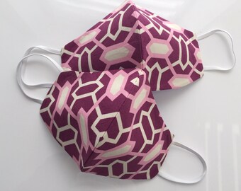 Retro, makeshift mask, fabric mask, cotton mask, mask, washable, 1 piece